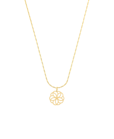 FLOWER OF LIFE  Halskette Gold
