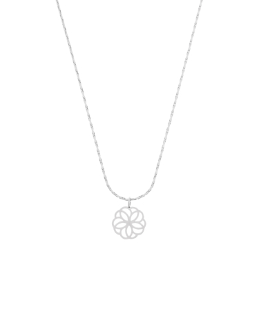 FLOWER OF LIFE  Halskette Silber
