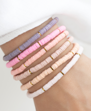 HEISHI COLORS  Armband Hellrosa