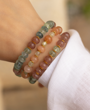 ALL ABOUT GEMS  Armband Bordeaux