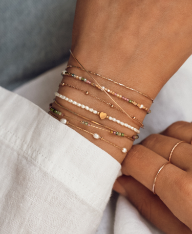 CHARMING HEART  Armband Gold