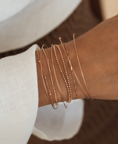 DOUBLE MENTON  Armband Silber