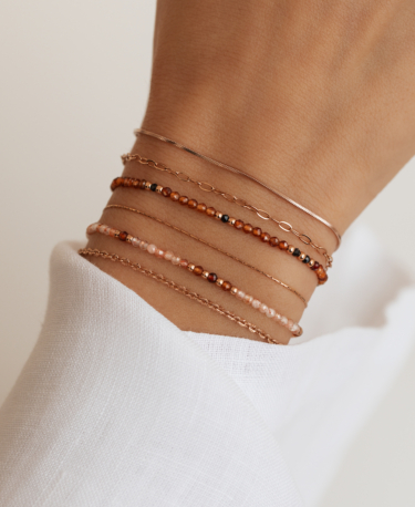 PAPER CLIP MINI  Armband Silber