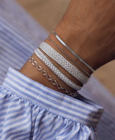RELUCENT DOUBLE  Armband Silber