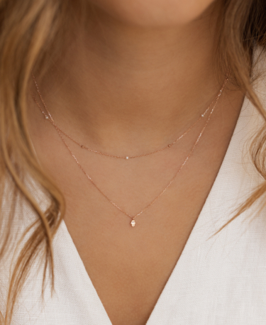 PEARLS Halskette  14K Gold