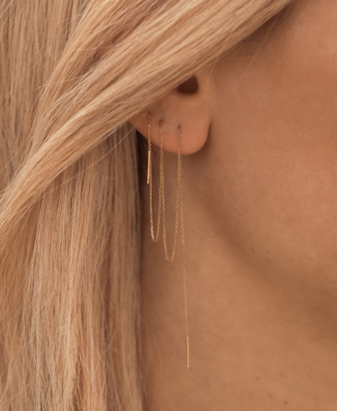 PULL THROUGH  Ohrschmuck 14K Gold