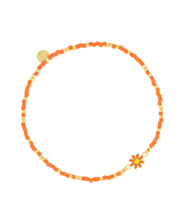MIYUKI DAISY  Armband Orange