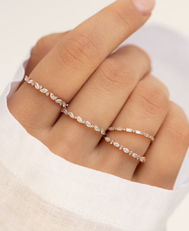 DIAMOND Ring  14K Weißgold