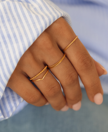 WAVE  Ring Silber