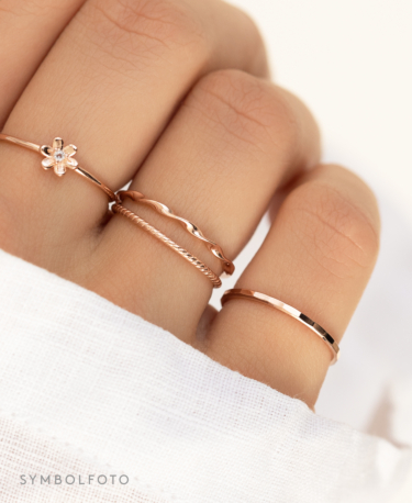 TWISTED  Ring Silber
