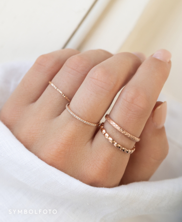 BUBBLE  Ring Silber