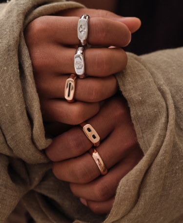LINE  Ring Rosé