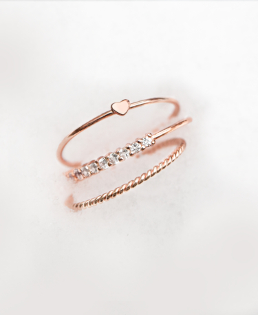 TWIST  Ring Rosé
