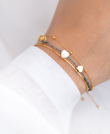 COEURS VARIÉS  Armband Gold
