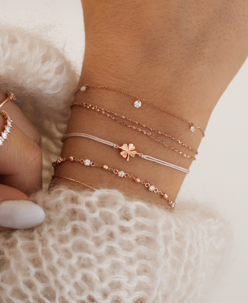 KLEEBLATT  Armband Rosé