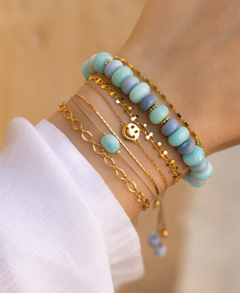 ALL ABOUT GEMS|Armband Hellblau