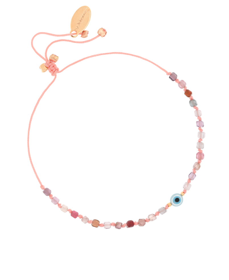 EVIL EYE  Armband Spinell
