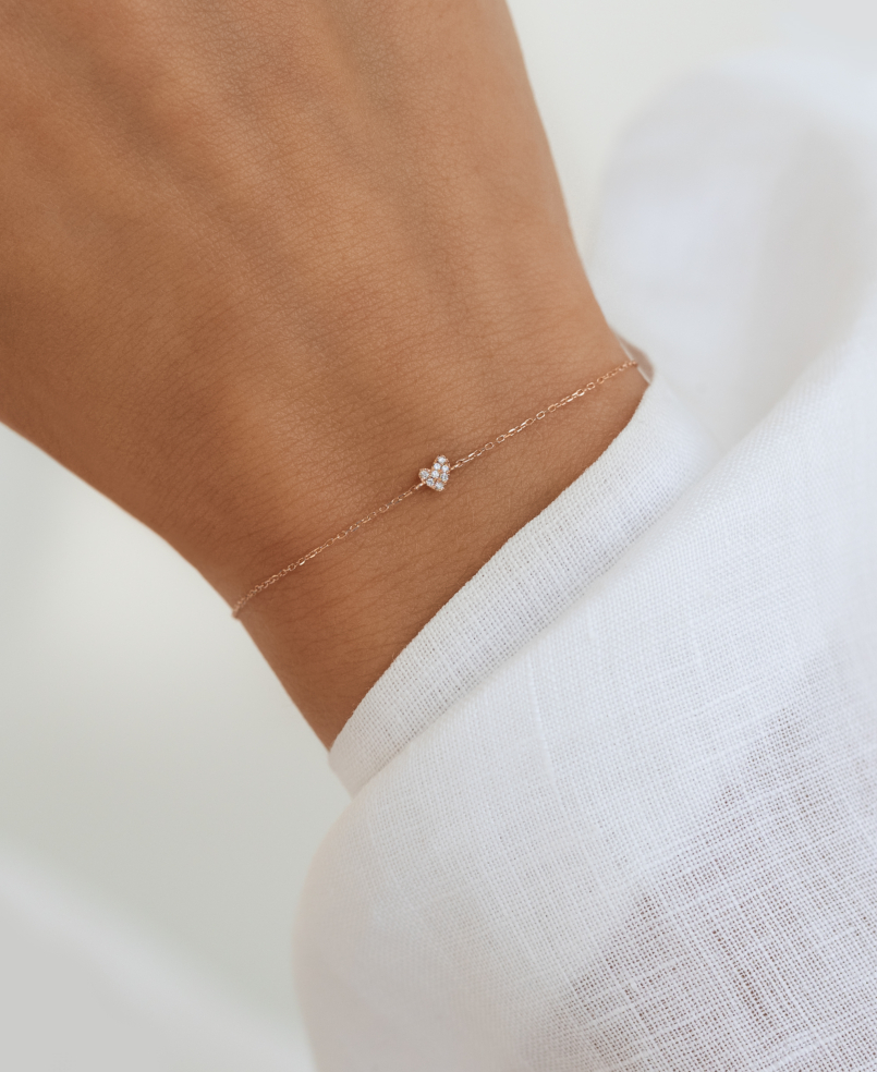 Diamond Armband  14K Roségold