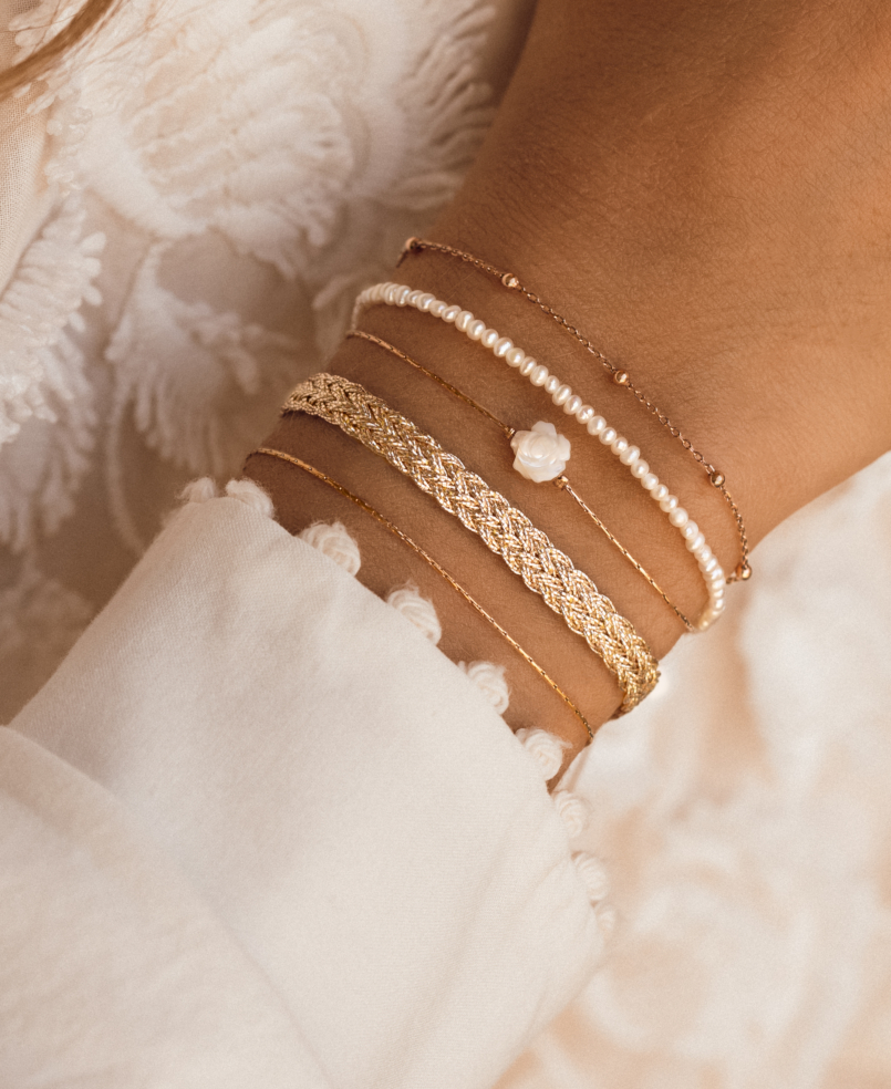 PEARL ROSE  Armband Rosé