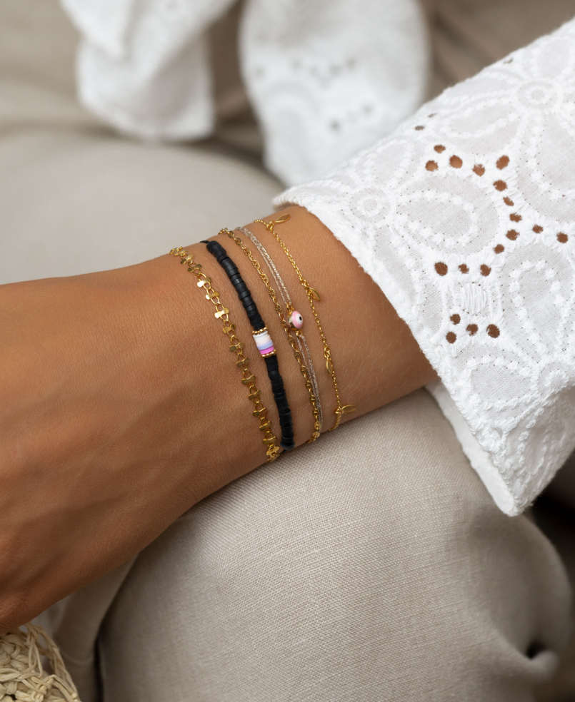 HEISHI COLORS  Armband Schwarz