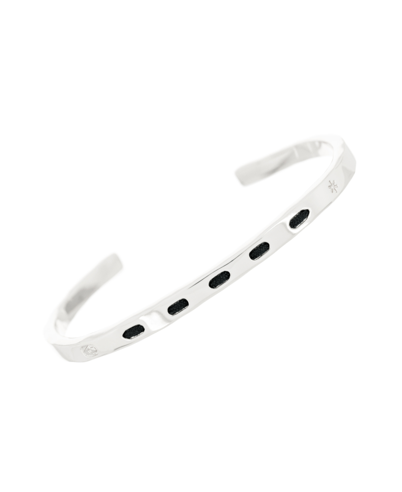 STITCH  Armreif Silber