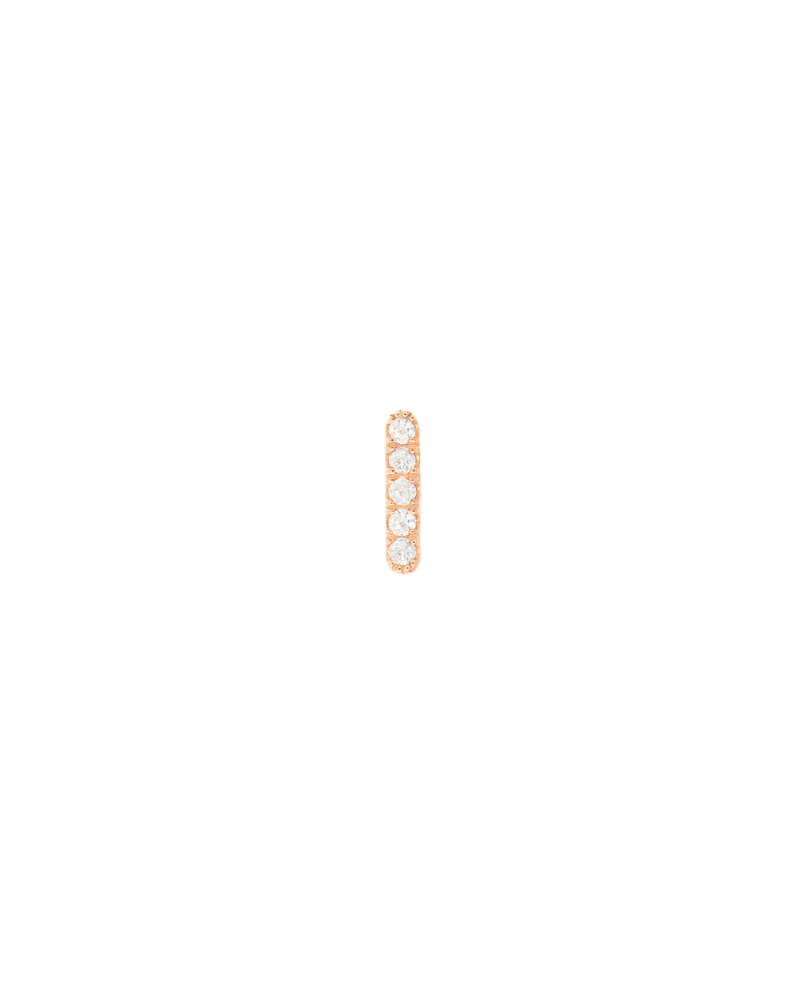 DIAMOND Piercing  Single 14K Roségold