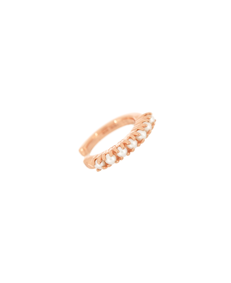 PEARLS Ear Cuff  Single Rosé