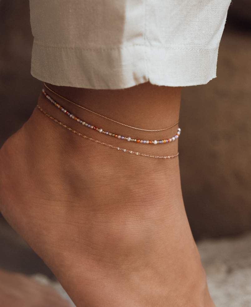TROPICAL DIVINE  Fußkette Bunt