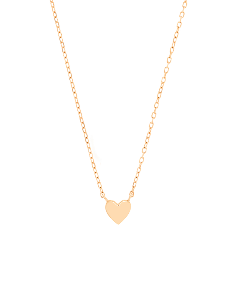 HEART Halskette  14K Roségold