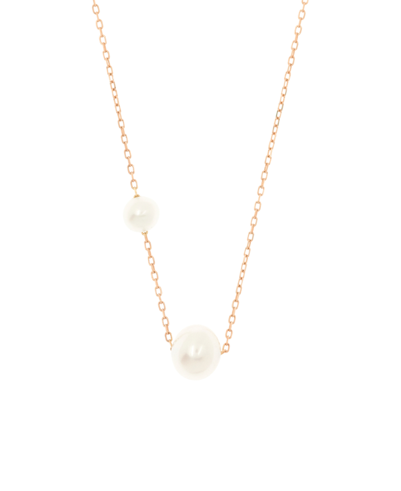 PEARLS Halskette  14K Roségold