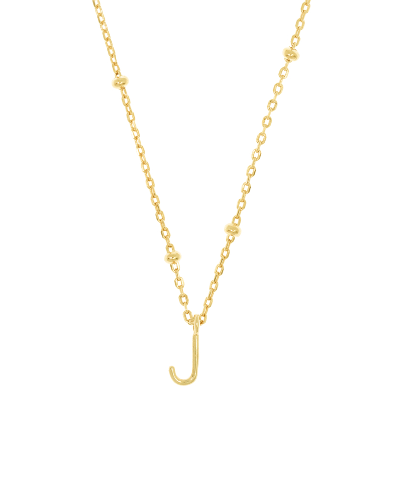 LETTER|Halskette J Gold