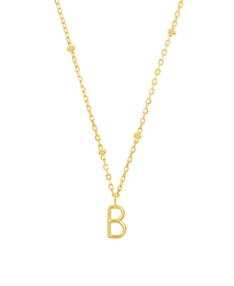 LETTER|Halskette B Gold