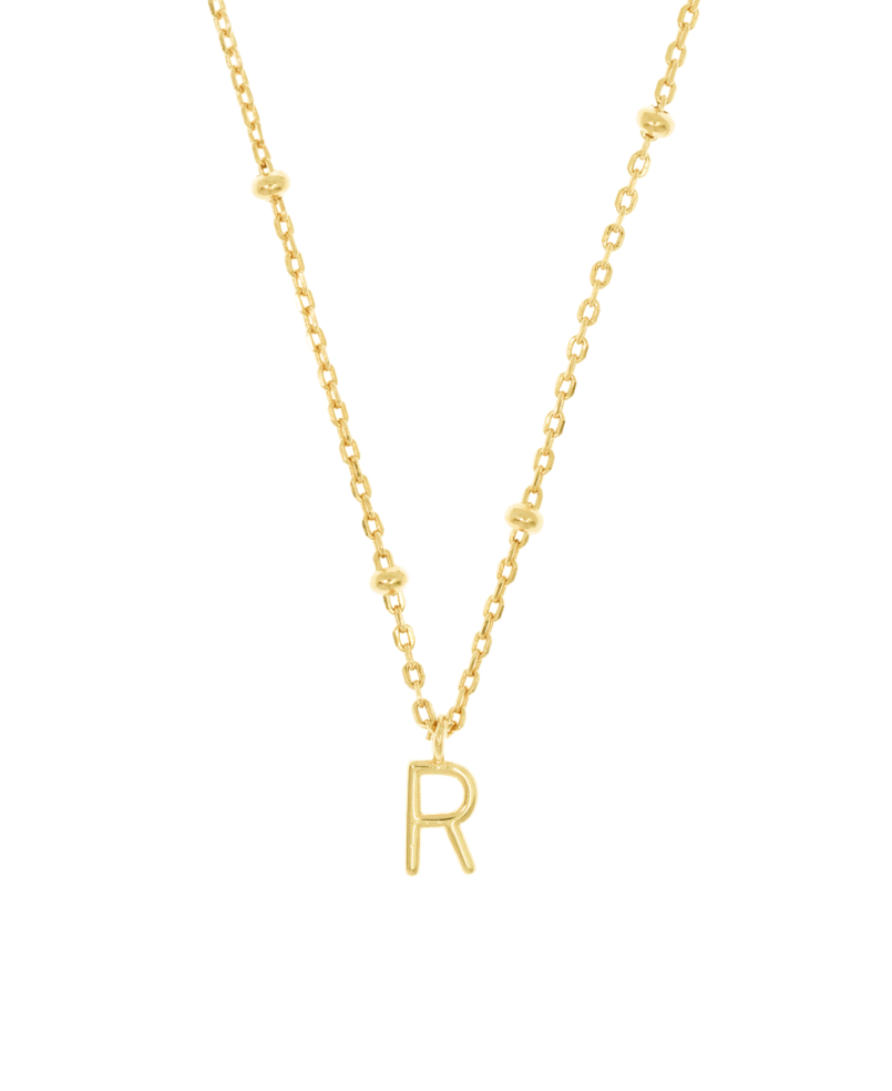 LETTER|Halskette R Gold