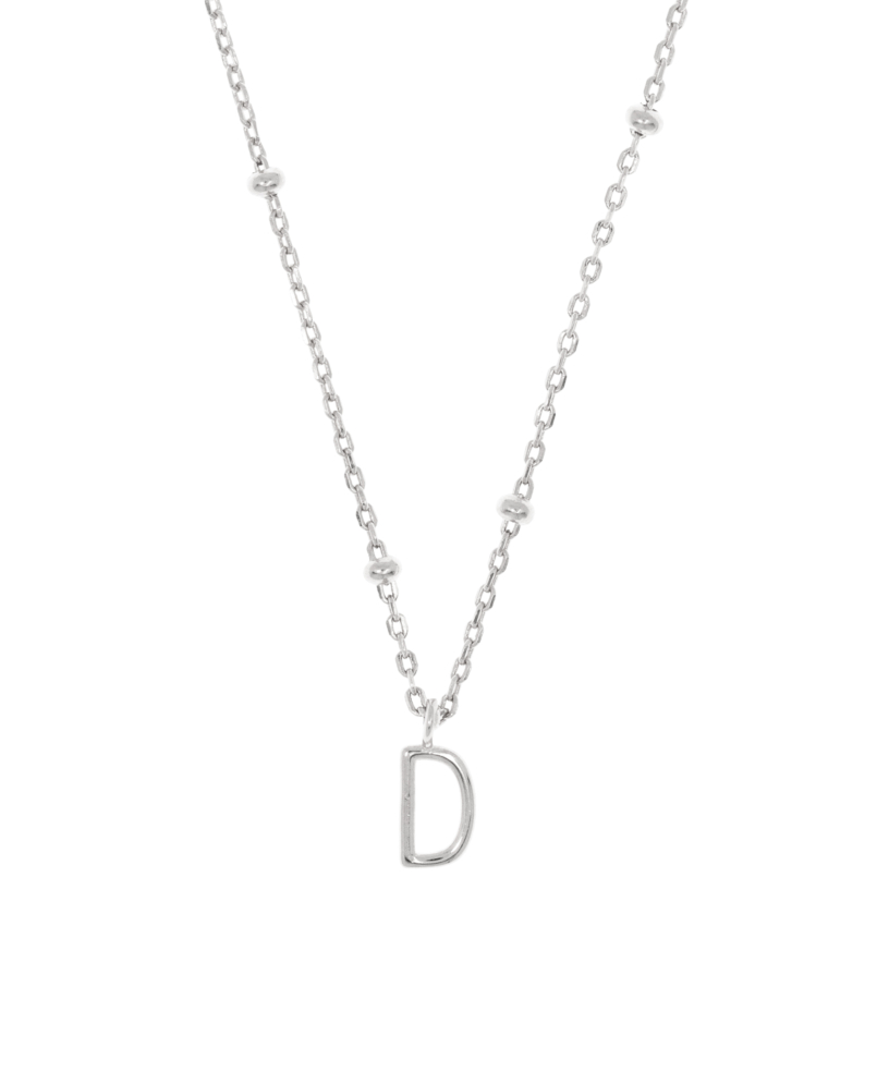 LETTER|Halskette D Silber