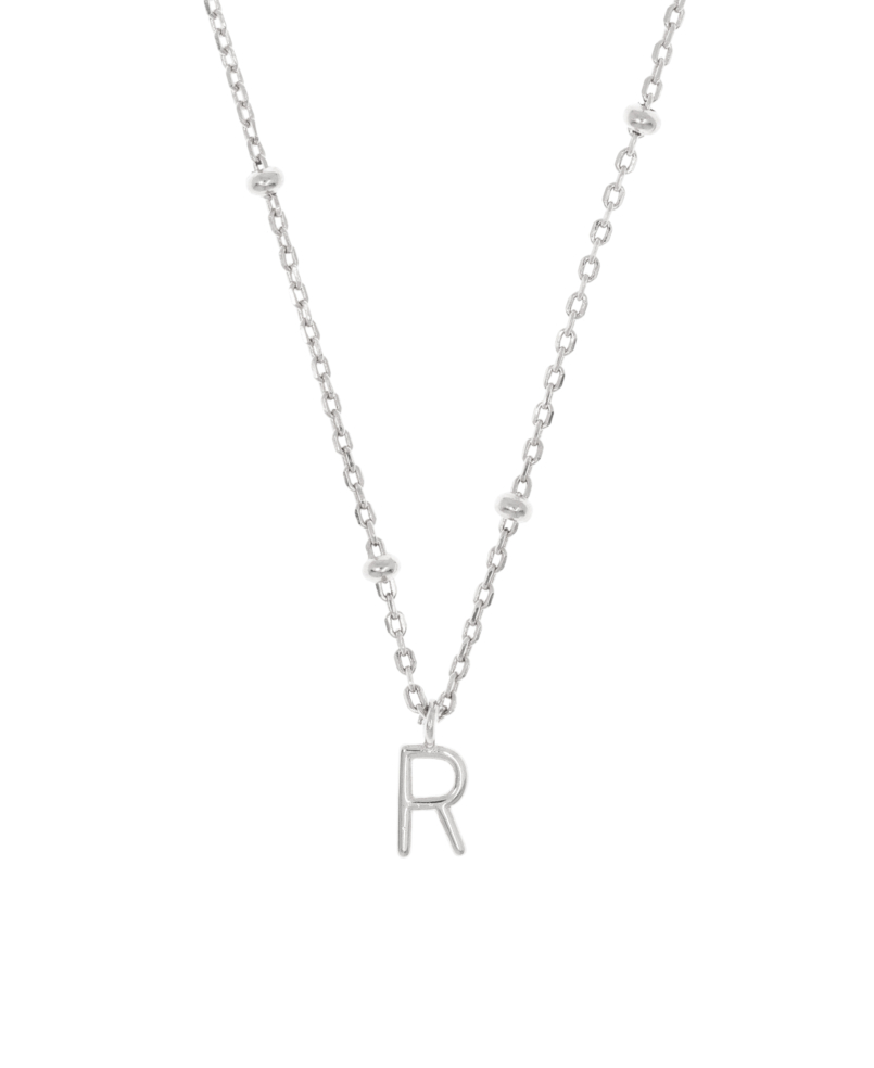 LETTER|Halskette R Silber