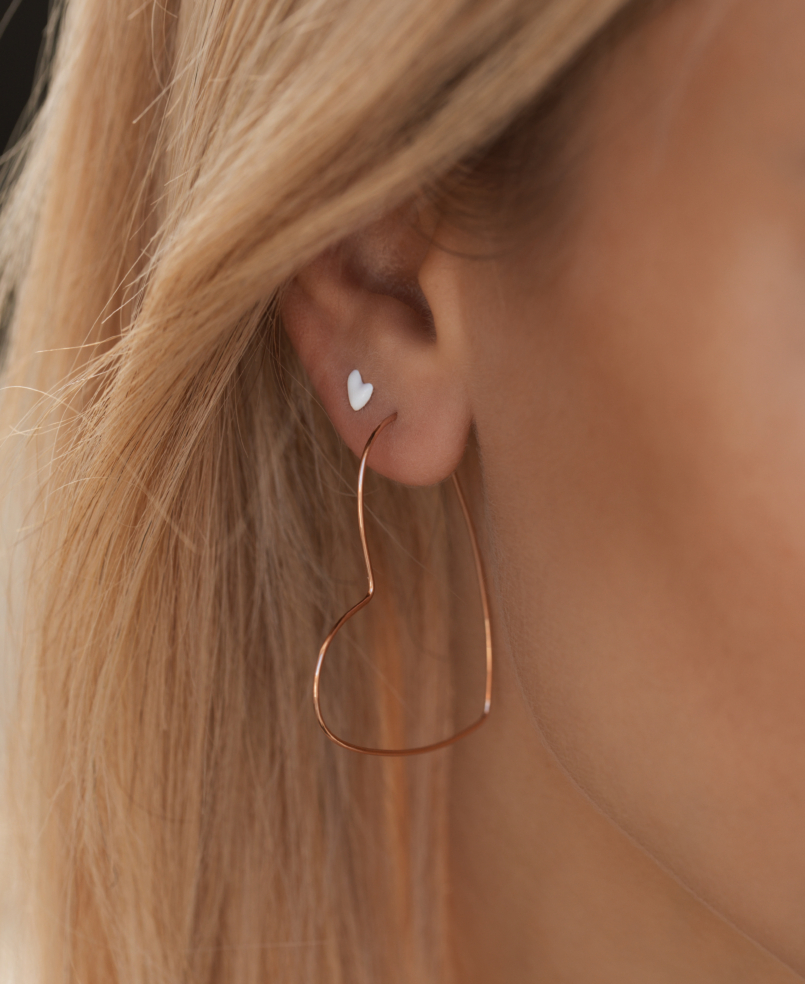 AMORE  Ohrschmuck Rosé