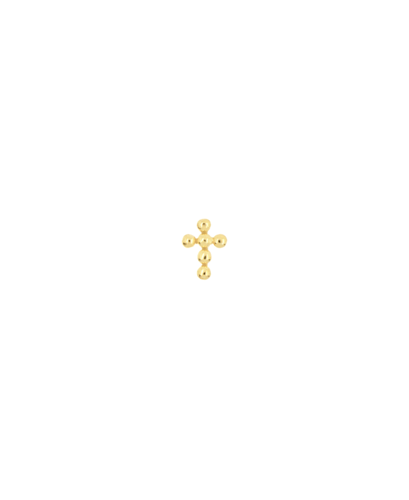 CROSS Piercing|Single 14K Gold