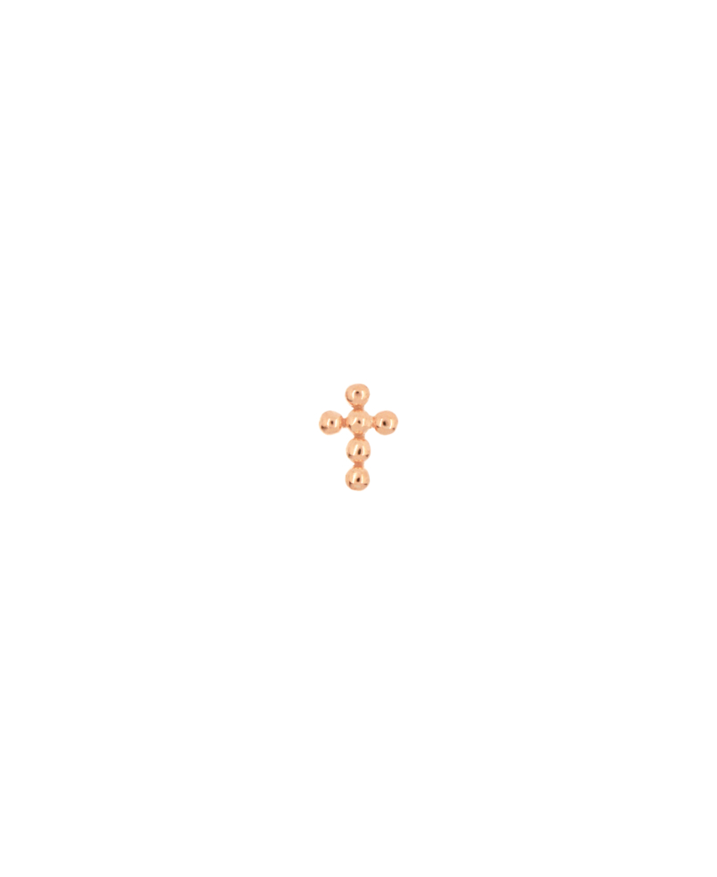 CROSS Piercing|Single 14K Roségold