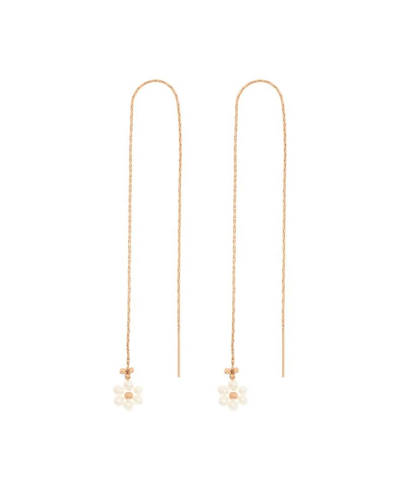 PEARLY DAISY  Ohrschmuck Weiß 