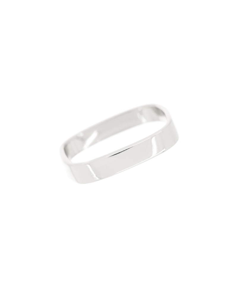 SQUARE  Ring Silber