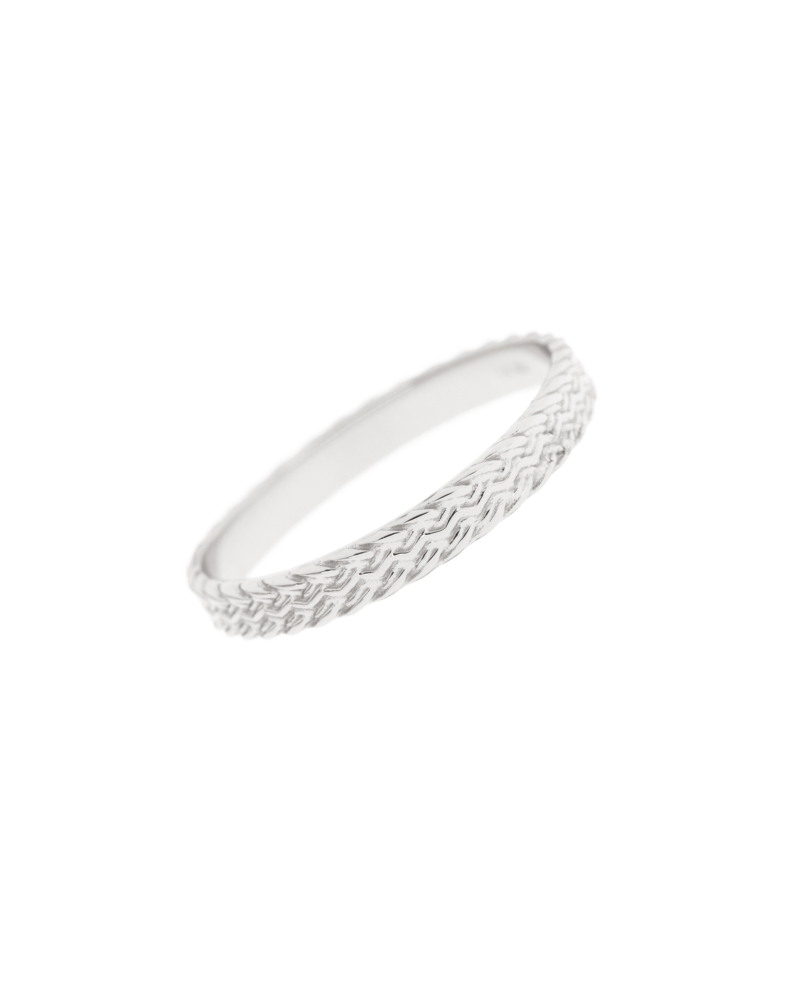 TRECCIA|Ring Silber