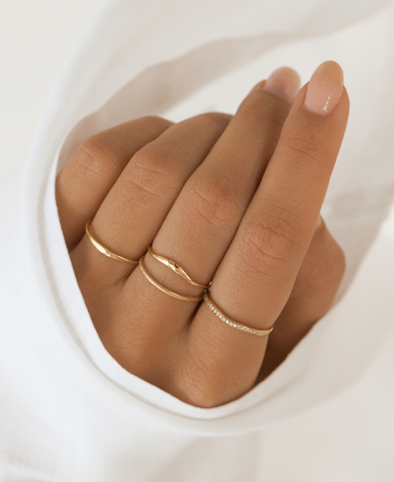NOBLESSE Ring  14K Roségold