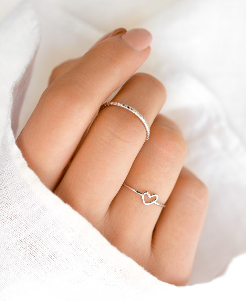 TRUE LOVE|Ring Silber