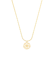 FLOWER OF LIFE  Halskette Gold