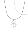FLOWER OF LIFE  Halskette Silber