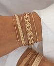 RELUCENT BRAID  Armband Gold