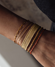 WEAVE  Armband Rot