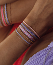 BRAID  Armband Lila