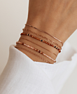 PAPER CLIP MINI  Armband Rosé