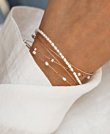 PEARL GLOSS  Armreif Weiß